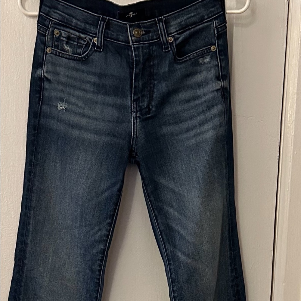 Seven jeans. Dojo distressed denim.